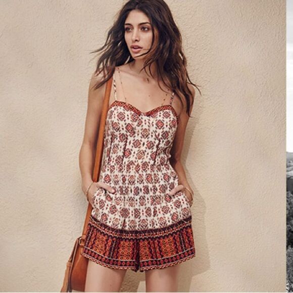 Band of Gypsies Pants - Band of Gypsies Bohemian Print Romper